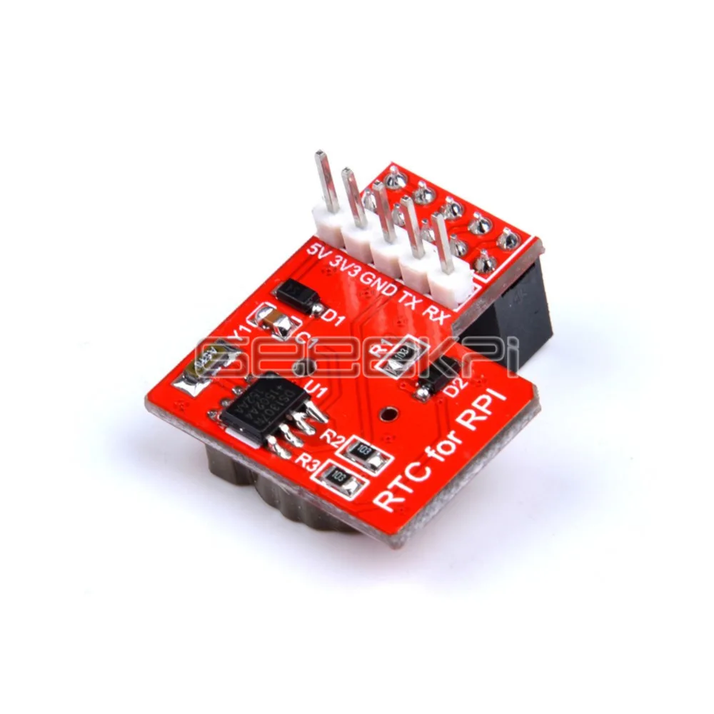 

GeeekPi New I2C RTC DS1307 High Precision RTC Module Real Time Clock Module with Button Cell for Raspberry Pi 3 Model B