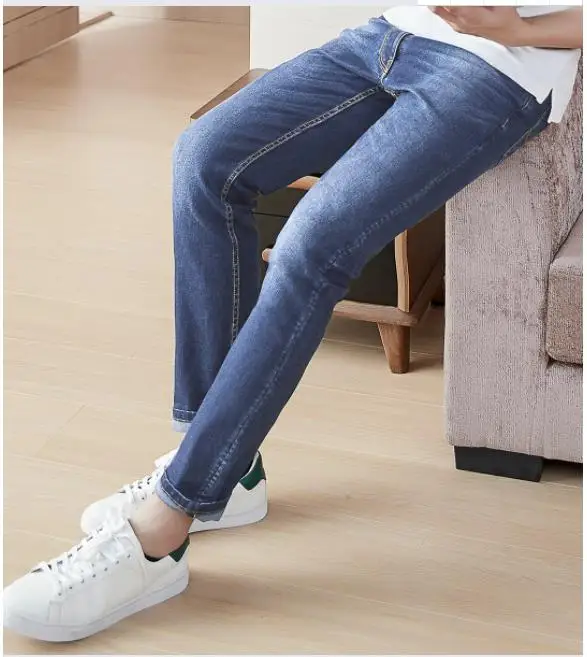 Мужские Стрейчевые прямые джинсы Xiaomi DMN, эластичные, удобные, дышащие, деловые, повседневные, для путешествий, одноцветные джинсы для мужчин, умный дом