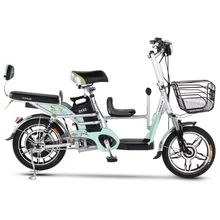 16 inch electric bicycle 48V lithium battery Child seat family child electric bicycle outdoor City electric