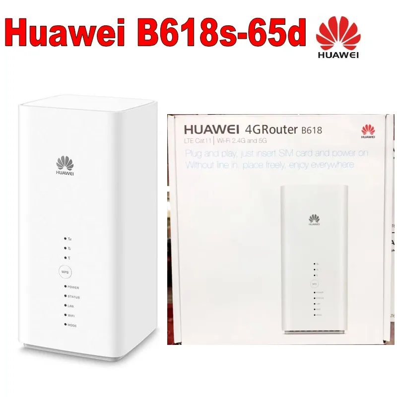 10 шт./партия новый разблокированный маршрутизатор Huawei B618 4G LTE 600 Мбит/с CPE с портом