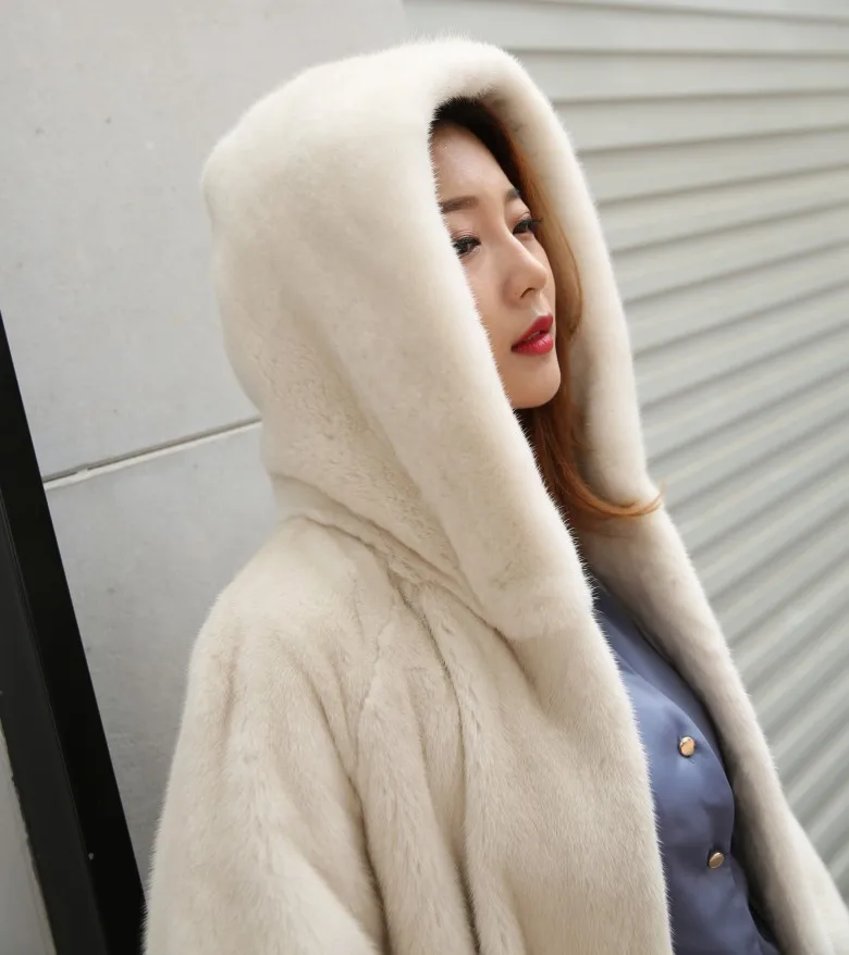 Femmes De Court Velours Manteau Fourrure 2 Long Vison Pearl Des Rice Moyen gnwTpq