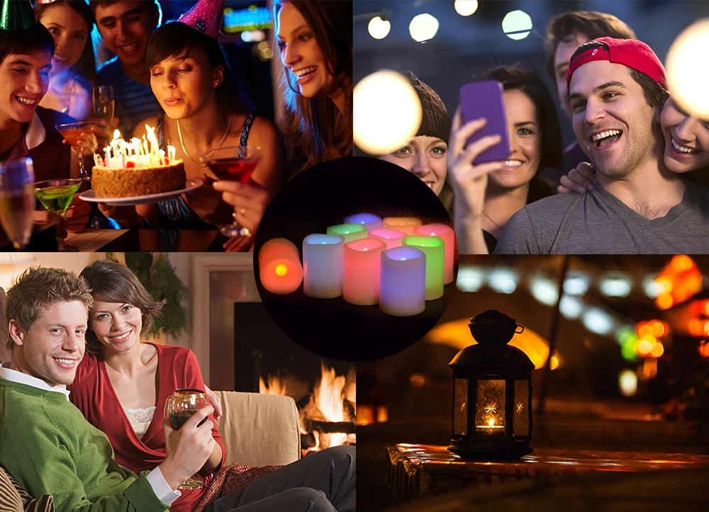 Smart Remote Control Candle LED Light