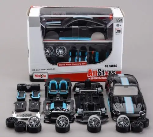 Комплект моделей гоночных автомобилей Maisto 1:24 2015 FORD MUSTANG GT 5 0|Наземный транспорт| |