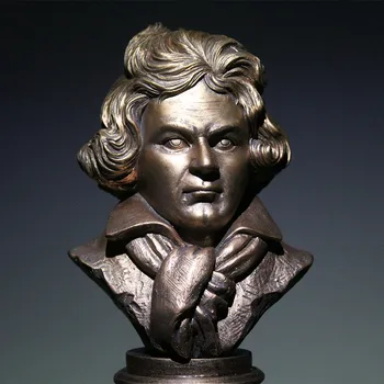 

Ludwig van Beethoven Bust Figurine Figure Statue Classical Art Sculpture Resin Craftwork Home Decorations Accessories R203