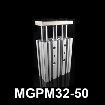 

MGPM32-50 Bore 32mm Stroke 50mm Compact Guide Air Cylinder Double acting MGP PNEUMATIC Three rod SLIDE TABLE CYLINDER ACTUATOR