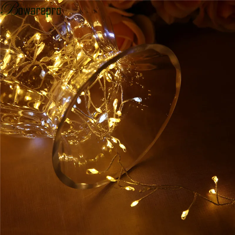 Us 695 Bowarepro Licht Led Weihnachtsdekoration Lichter 120 Led Usb Licht Dc 5 V Reis Stetige Licht Sternen Hochzeit Dekoration Party In Bowarepro
