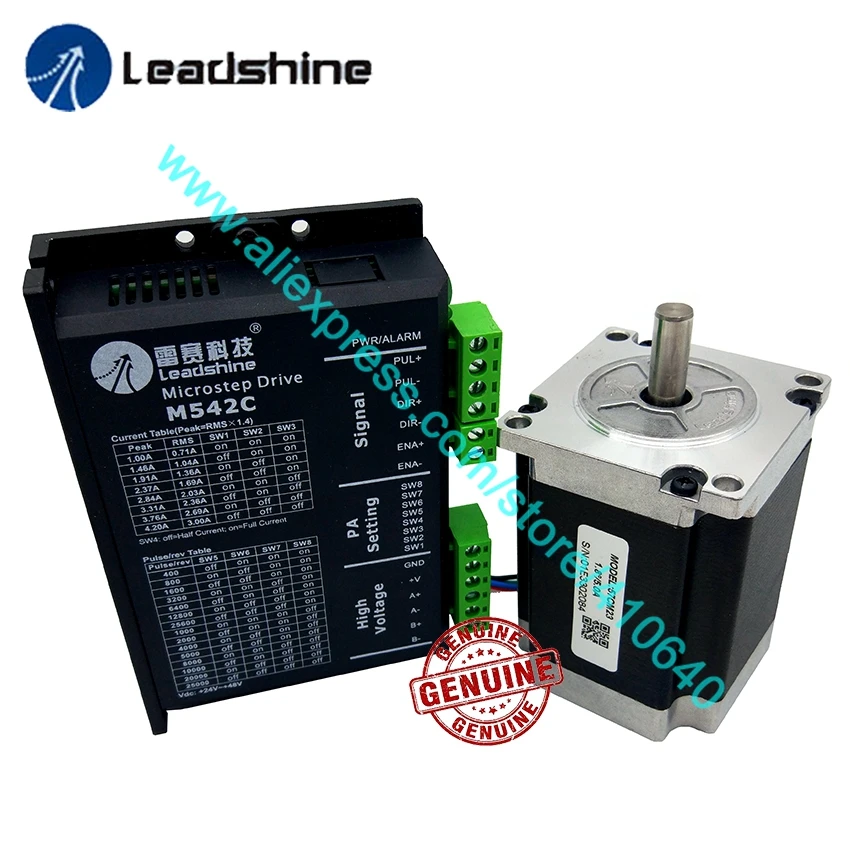 Подлинный Leadshine NEMA23 шаговый двигатель 57CM23 8 мм вал 2 3 Н. М крутящий момент и фазы