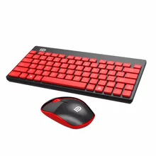2.4 Ghz Mini Wireless Keyboard and Mouse Combo Set Portable USB Wireless Silence Mouse and Keyboard for Computer Laptop