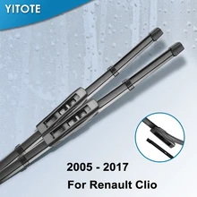 Стеклоочистители YITOTE для Renault Clio III/IV Bayonet Arms модель года с 2005 по