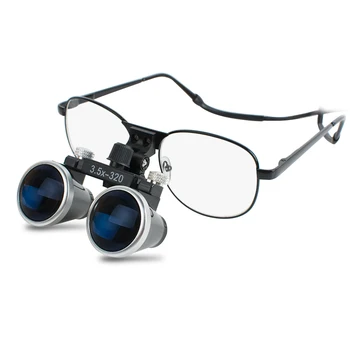 

3.5X 320mm Optical Glass Loupe Dentist Dental Teeth Whitening Tools Dental Surgical Medical Binocular Loupes