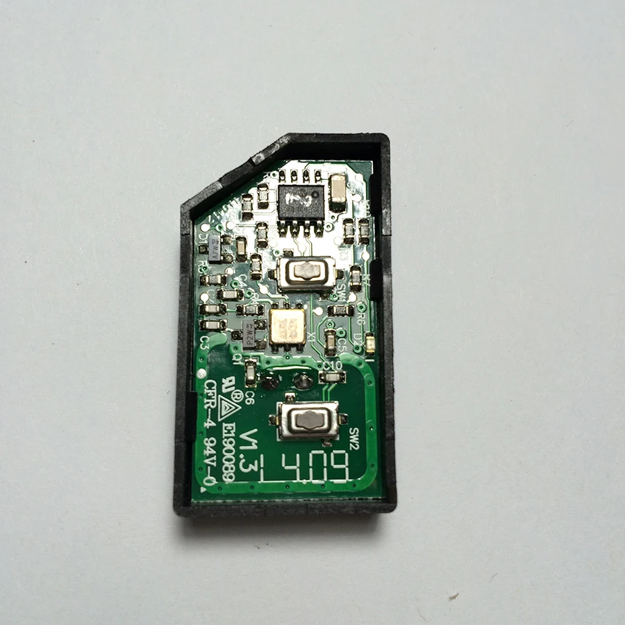 Новое поступление 2 кнопки дистанционного ключа для Chery Tiggo A3 433 МГц/315 МГц с неразрезанным лезвием и наклейкой