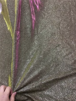 

top quality french lace fabric african lace fabric YG-300 with shinny embroidery mesh tulle fabric