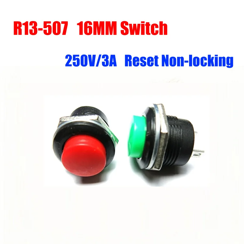 50//100PCS 8X8 Plastic Red Switch Button Cap Reset Button touch Switch