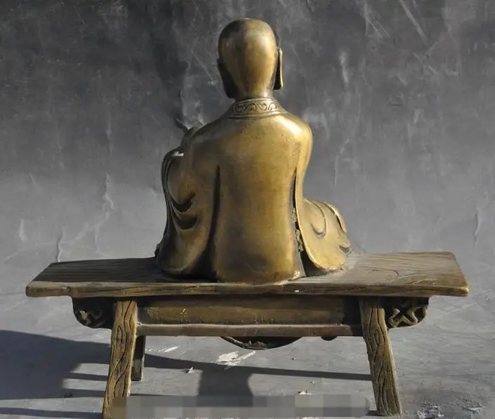Китайский буддийский Jizo Ksitigarbha Bodhisattva Hades лидер статуя Будды|statues gods|buddha headstatue of