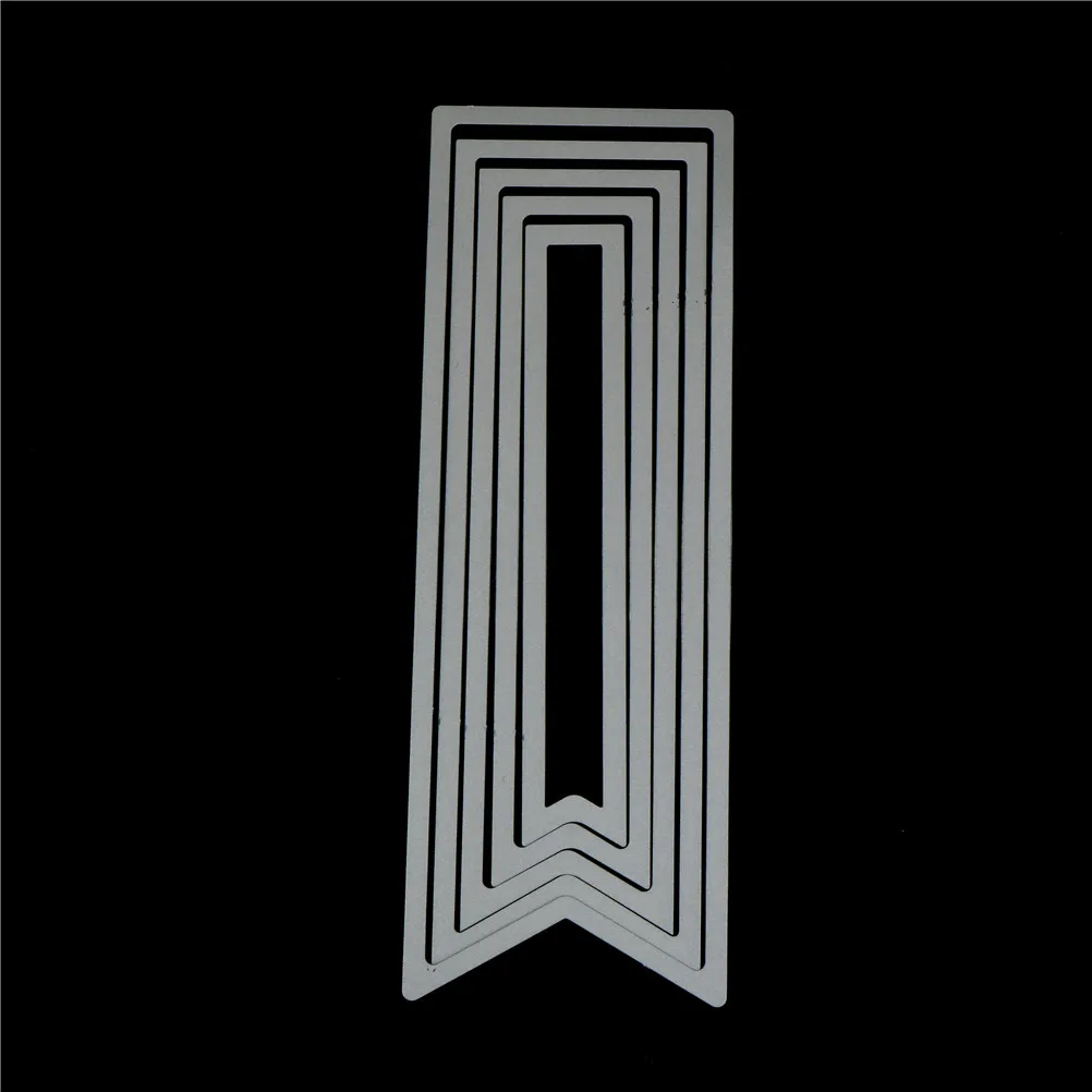 

5Pcs Banner Design Metal Cutting Die Making Scrapbooking Die Stencils Release Tool For DIY Paper Carft Releasing Paper Cuts