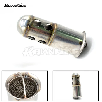 

R QIANKONG Universal 51mm Exhaust Muffler DB Killer Exhaust Pipe For Triumph Britten Aprilia KAWASAKI NINJA