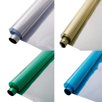 

HOHOFILM 50cmx100cm 4pcs/pack Mirrored Window Film One Way Glass Tint Window Tint Reflective S20''x39.37'' 4 colors Customized