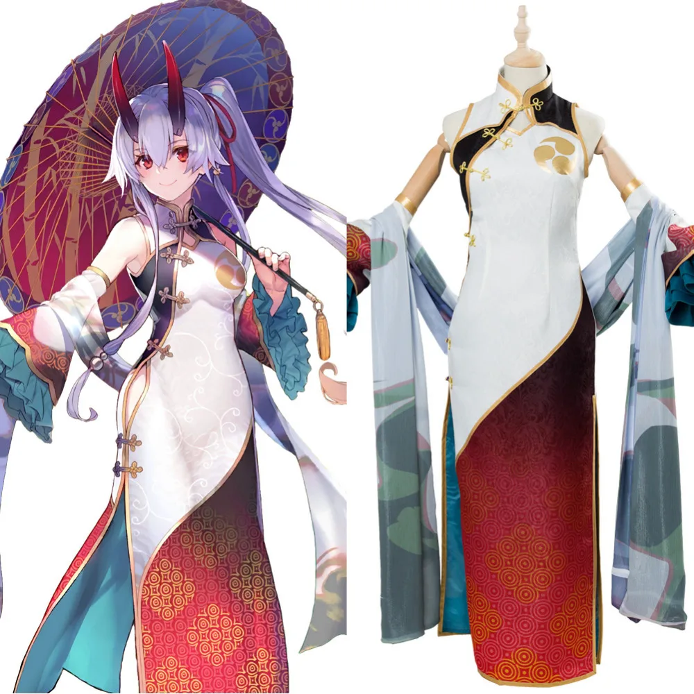 Fate/Grand Order Tomoe Gozen костюм-Чонсам для косплея FGO Третья годовщина ТОМО Косплей Костюм