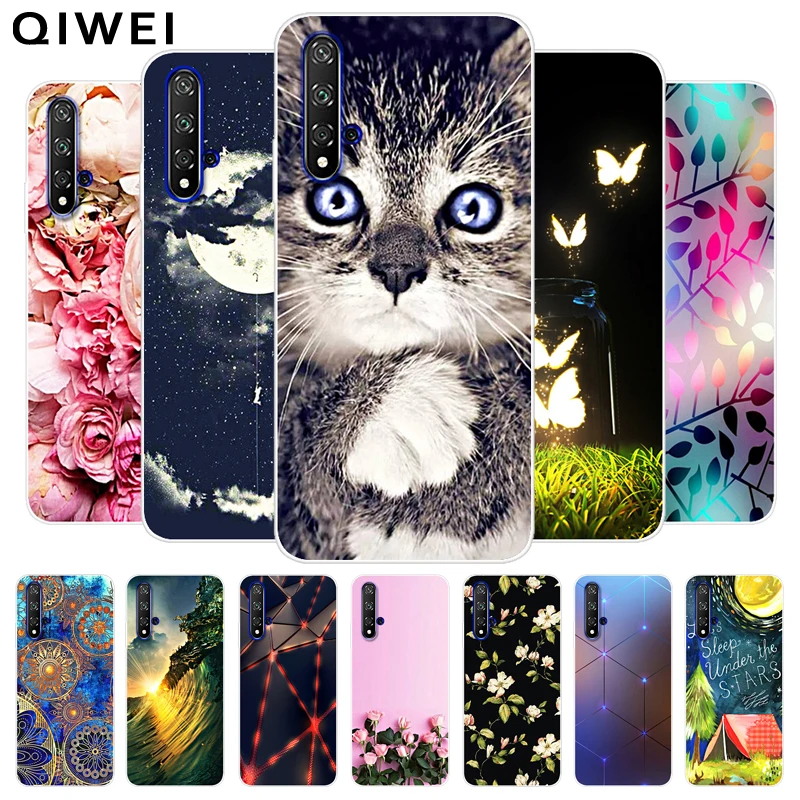 

For Huawei Honor 20 Case 2019 NEW Fashion silicone Soft TPU Back Cover For Huawei Honor 20 Pro Phone Cases Honor20 pro 20pro