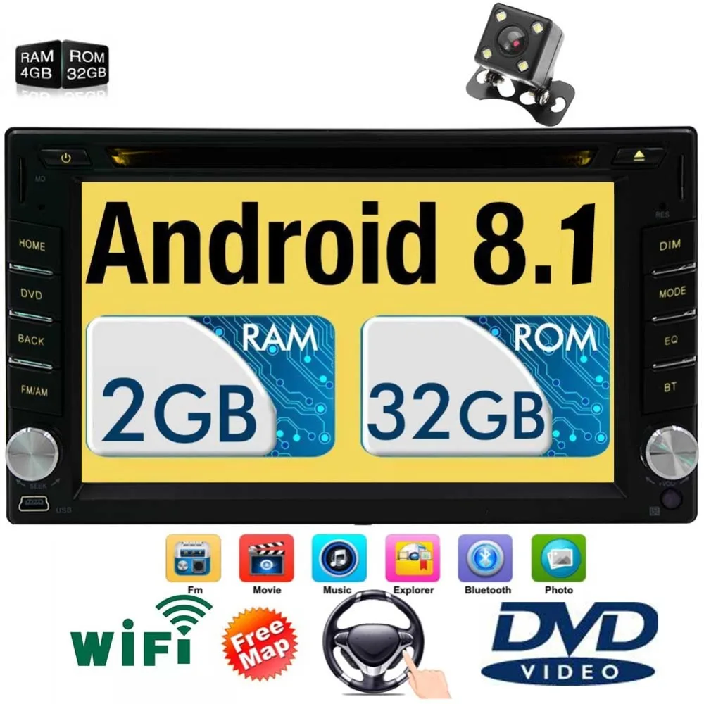 

Mirrorlink 7 inch car audio Radio Octa Core Android 8.1 System 2GB RAM 32GB ROM in Dash Headunit GPS Navigation Bluetooth Wifi