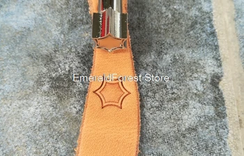 

Leather carving printing leather tools DIY hand made six angle Star steel six angle pattern carving tool border leather carving