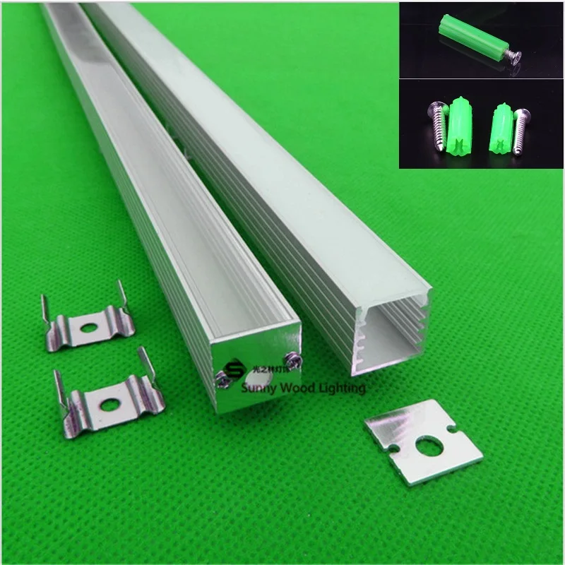5-30pcs/lot 40inch led aluminium profile for led bar light slim 14.5*14.5mm channel 12mm strip aluminum housing