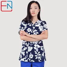 Бренд Медицинский Скраб Топы для женщин хирургические скрабы, Скраб Униформа в хлопок с принтом серии maotou