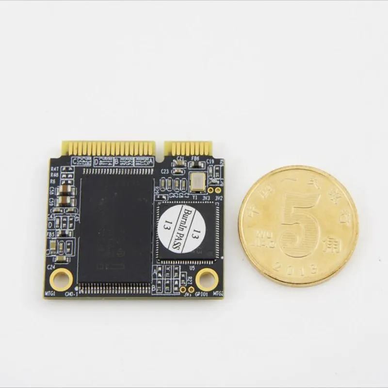 Скидка Половина размера mSATA SSD 120 ГБ 128 Гб SATA3 128 ГБ внутренний SSD жесткий диск твердотельный диск мини SATA для ноутбука ПК настольный KingSpec