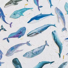 Милые киты гетероссексуальные закладки каваи книги тег скрепки детей студентов Канцелярские Закладка сообщения карты