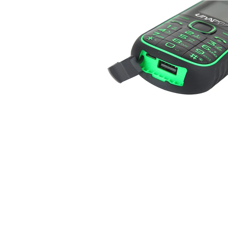 Оригинальный UHAPPY A5000 + русская клавиатура фонарик две sim карты 2G GSM 4400 mAh большой