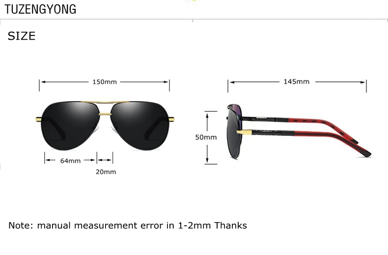 TUZENGYONG, алюминиевые мужские поляризованные солнцезащитные очки, классические, брендовые, для вождения, солнцезащитные очки, покрытие линз, очки, аксессуары для мужчин, Oculos