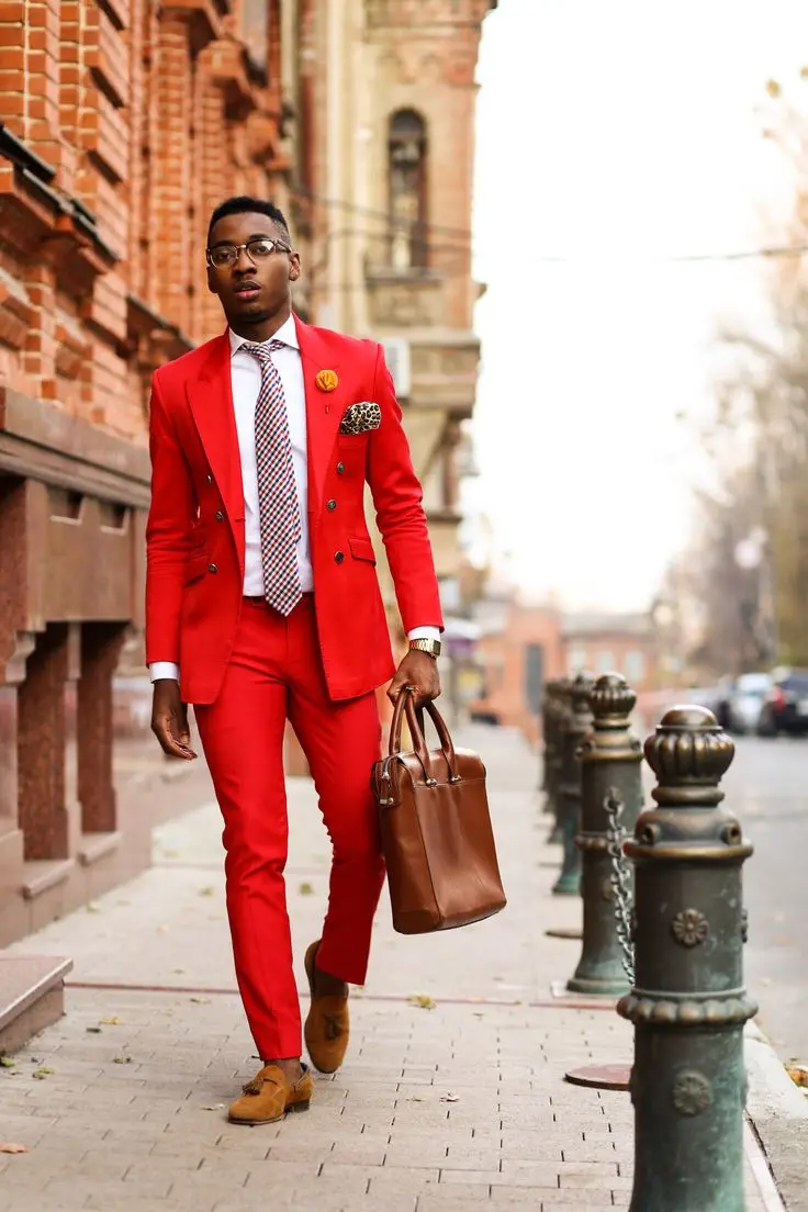 Latest Coat Pant Designs Red Casual Men Suit Slim Fit Skinny 2 Piece Tuxedo Stylish Suits Fashion Blazer Vestidos jacket+Pant