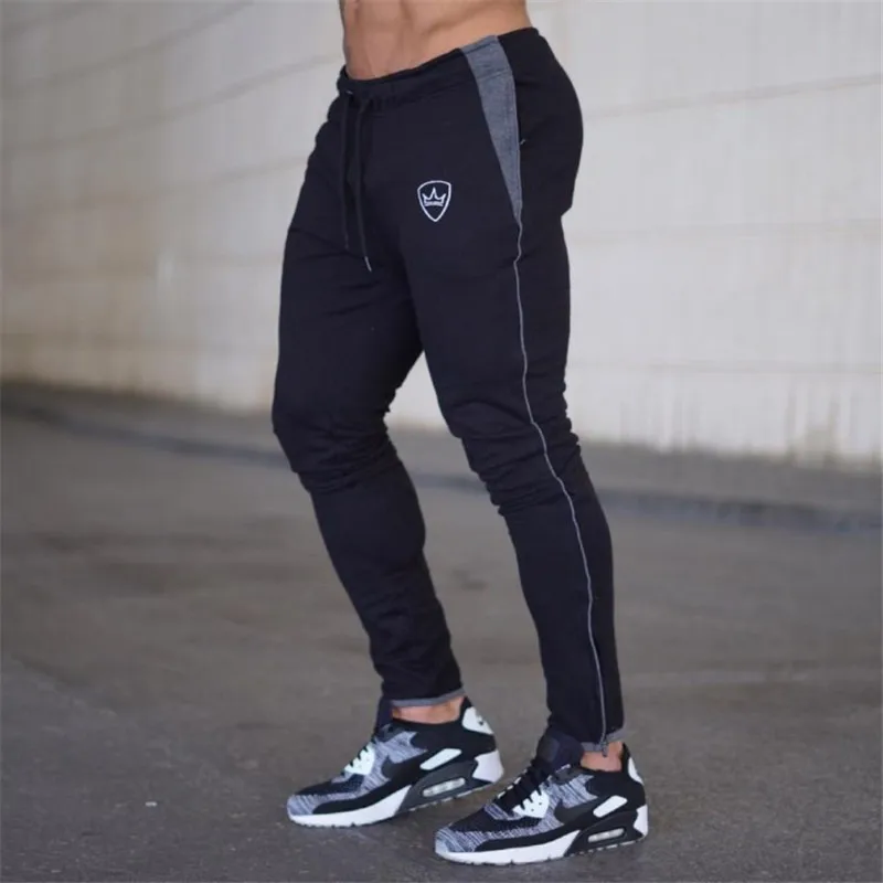 Mens Fitness Workout Pants skinny Sweatpants (3)