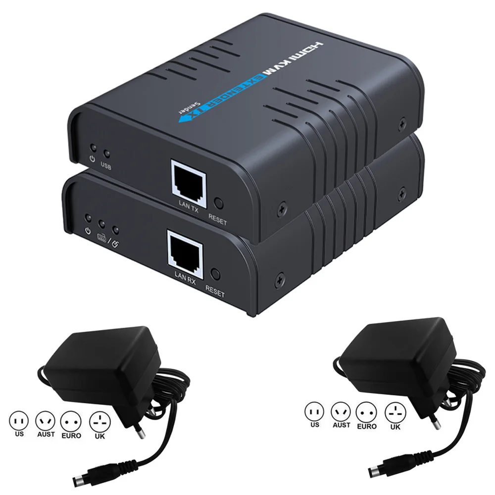 

up to 120M HDMI KVM Extender LKV373KVM sender transmitter or receiver only by cat5e/6 1080p@60Hz (Sender + receiver)