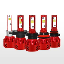 LAIMAIK 2 PCS Mini H1 Faróis Do Carro H7 H4 LEVOU 80 W 12000Lm H3 H11 9005/HB3 9006/HB4 Auto Nevoeiro Substituição de Iluminação Lâmpadas LED 6000 K