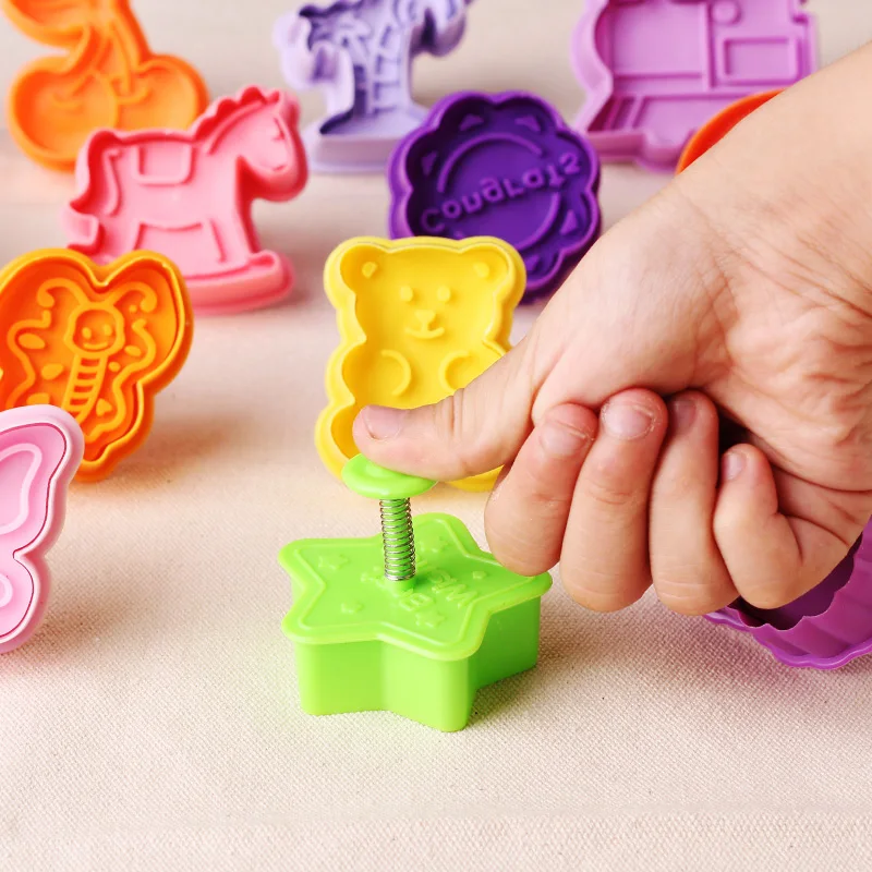 20pcs Spring Press Biscuit Mold 3D Cookie Plunger Cutter Pastry Decorating Easy DIY Food Fondant Baking Cake Mould Tools New -SZ
20pcs Spring Press Biscuit Mold 3D Cookie Plunger Cutter Pastry Decorating Easy DIY Food Fondant Baking Cake Mould Tools New -SZ