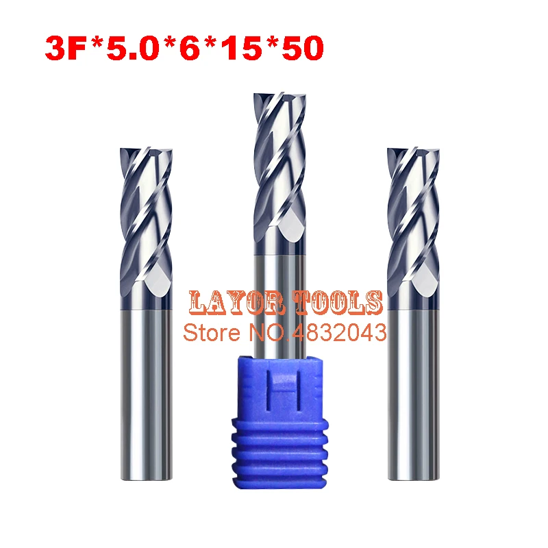 

Фрезы из вольфрамового сплава, 3F * 5,0*6*15*50
