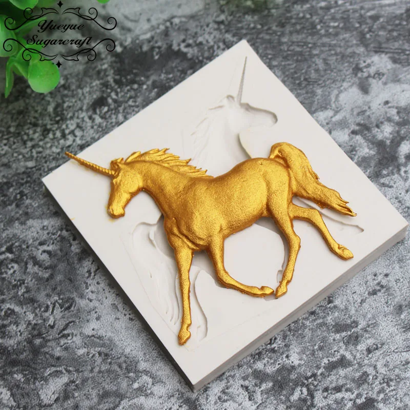 Конь силиконовая форма помадка форма для украшения торта инструменты форма для шоколадной мастики