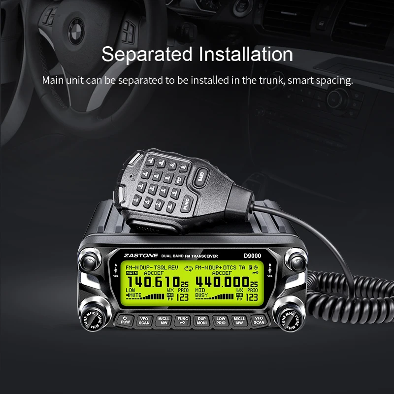 

Zastone D9000 50W walkie talkie for car HF Transceiver Two Way Radio