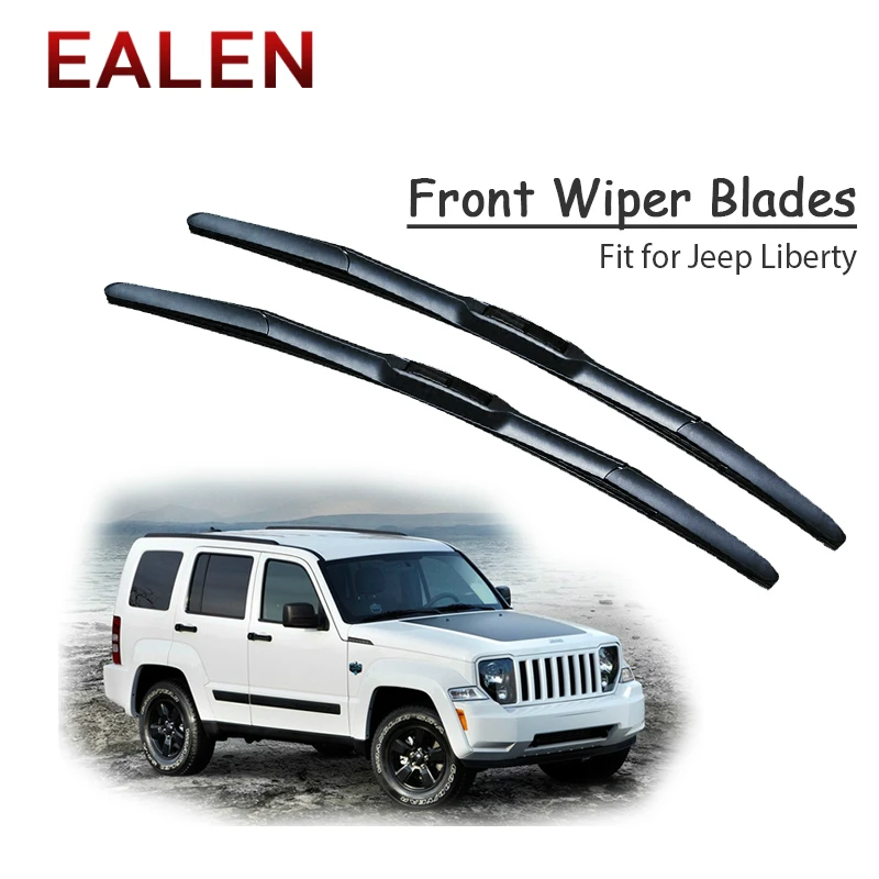 EALEN Accesorios de originales para Liberty KJ KK 2002 2012 Jeep, juego de escobillas limpiaparabrisas delanteras de goma, 1 Juego|Limpiaparabrisas| - AliExpress
