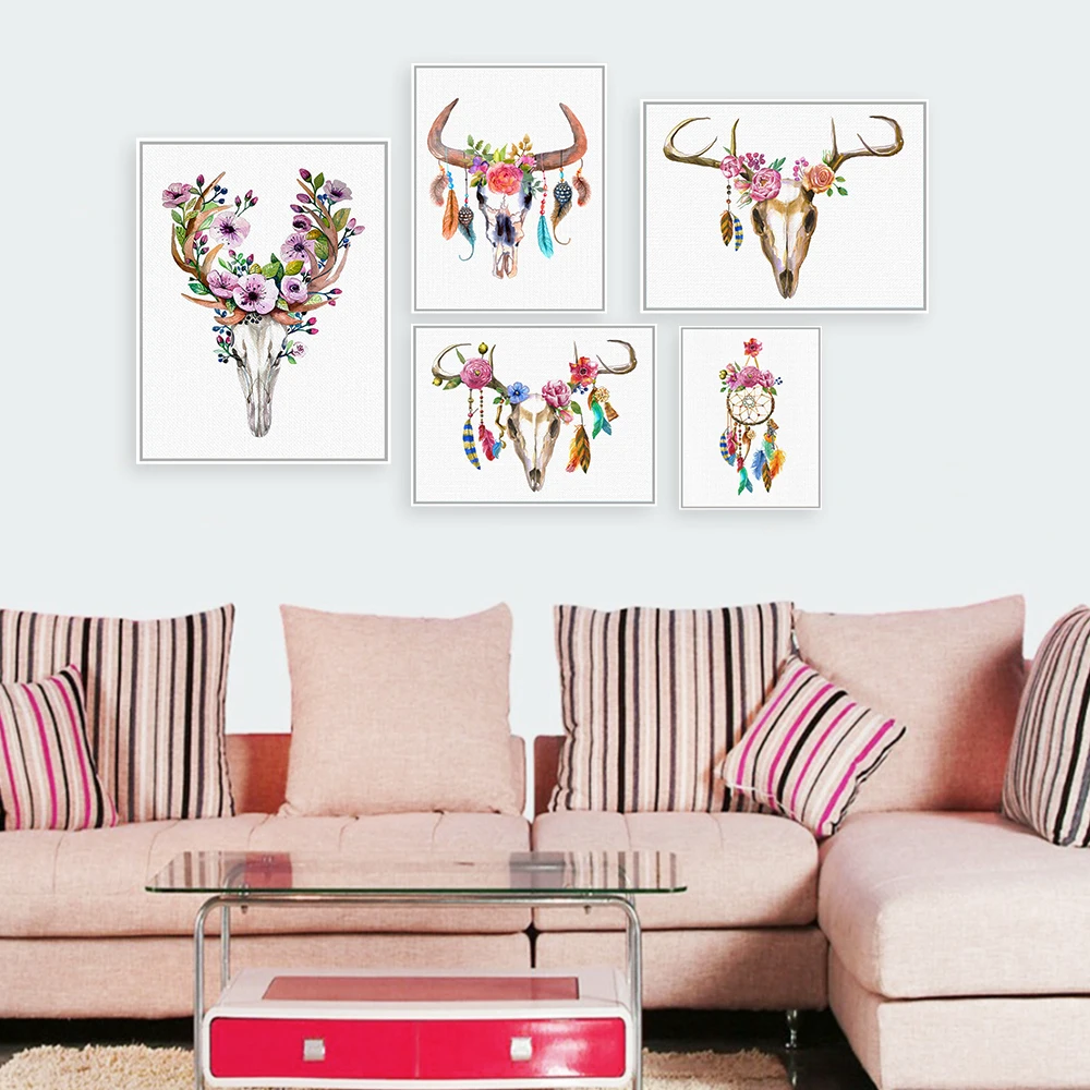 Compare Prices On Deer Skull Pictures Online Shoppingbuy Low in Wholesale Deer Home Decor