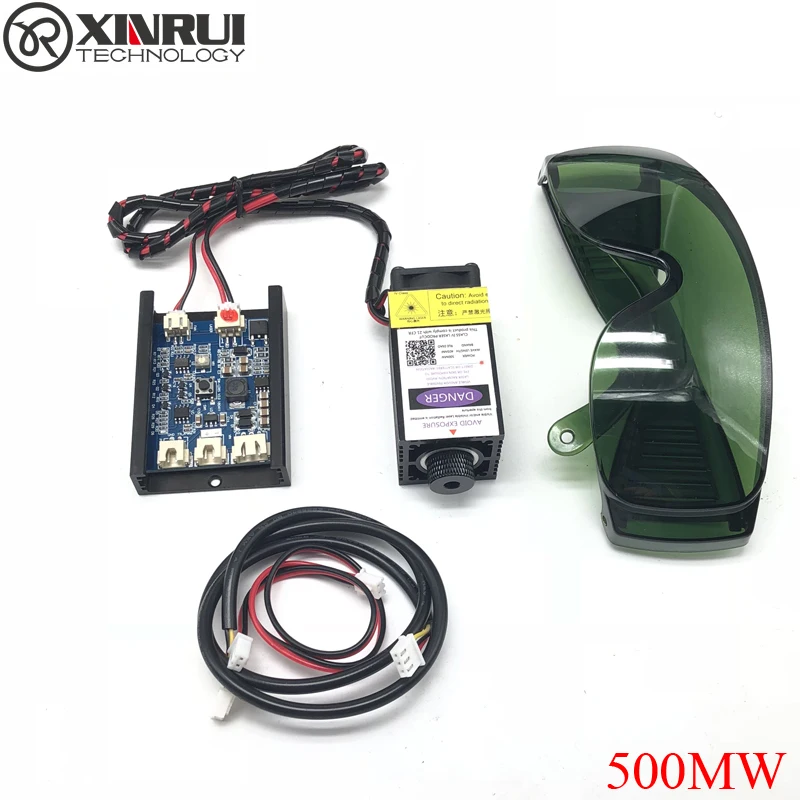 Preise 500 mw 405NM mit schwerpunkt blau lila laser modul gravur, mit TTL control laser rohr diode + brille