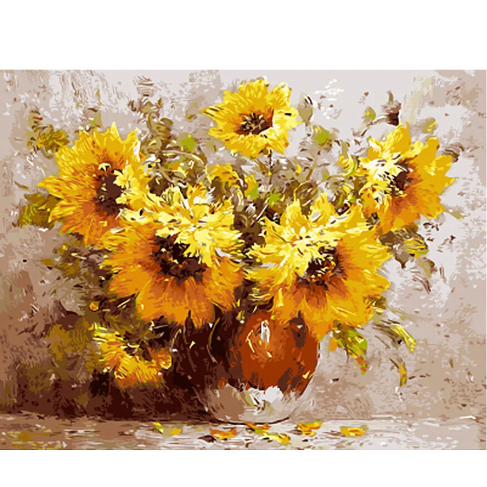 

CHUNXIA PBN Relax DIY Painting By Numbers DIY Framed Oil Paint Figure Painting Pictures Wall Art Home Decor Unique Gift C099