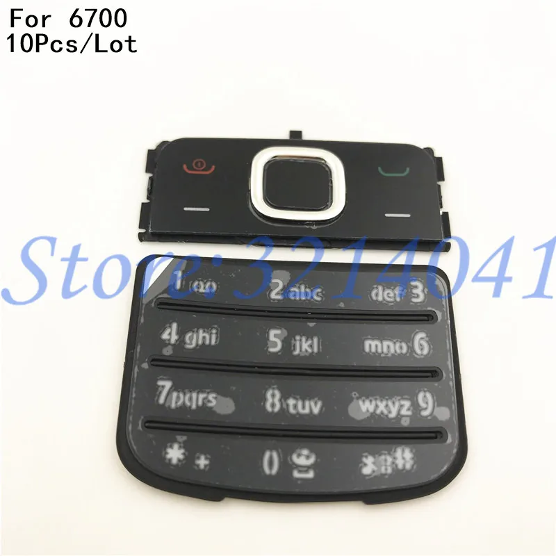 10 шт. оригинальный для Nokia 6700 6700C классический корпус клавиатуры мобильного