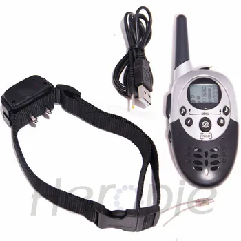

Pet Dog Training Collar vibrador anti Rechargeable 1000M LCD Remote Waterproof Electric Shock Large Trainers Control