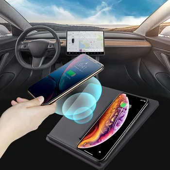 

Car Wireless Charger 10W Quick Charging Pad for Mobile Phone Auto Accessories M8617
