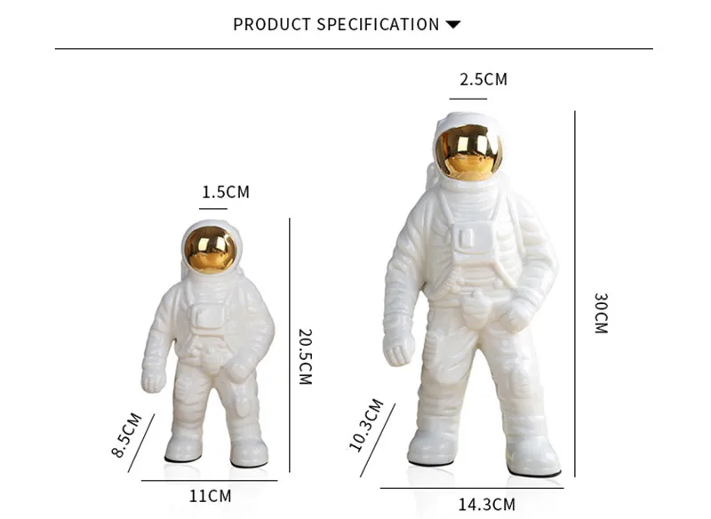Космический человек скульптура астронавт керамическая ваза креативное украшение гостиной Цветочная композиция Ins домашняя модель для настольного декора