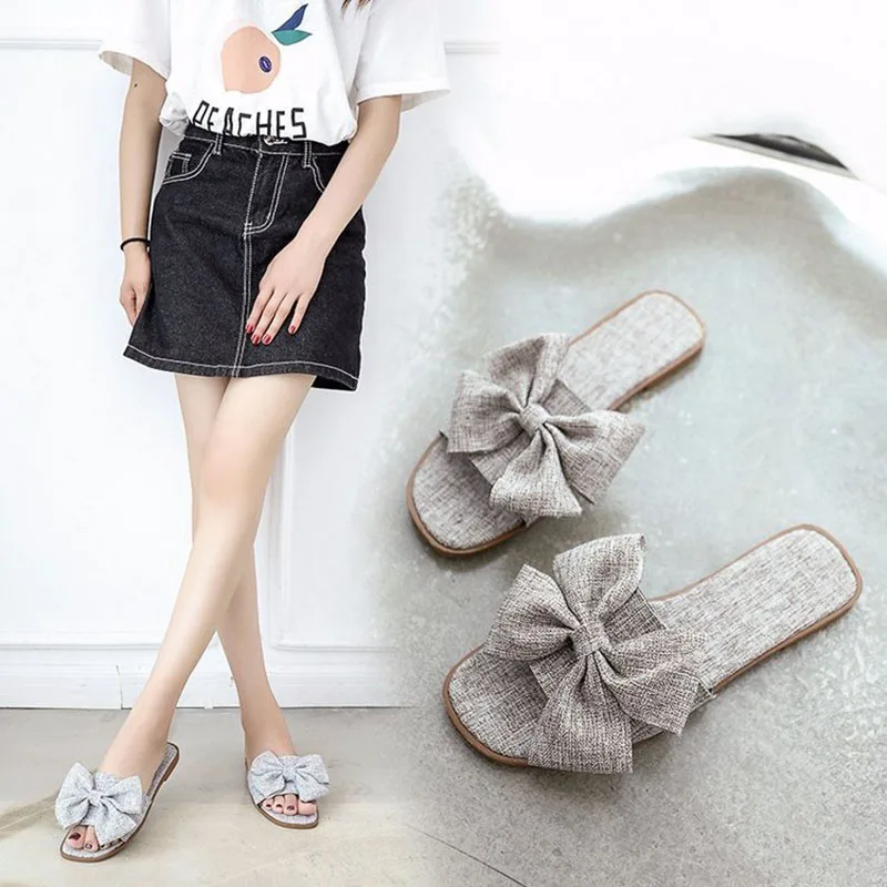 

Bailehou Women Slippers Beach Flip Flops Gingham Slippers Indoor Flats Slippers Fashion Home Ladies Casual Slip On Woman Shoes