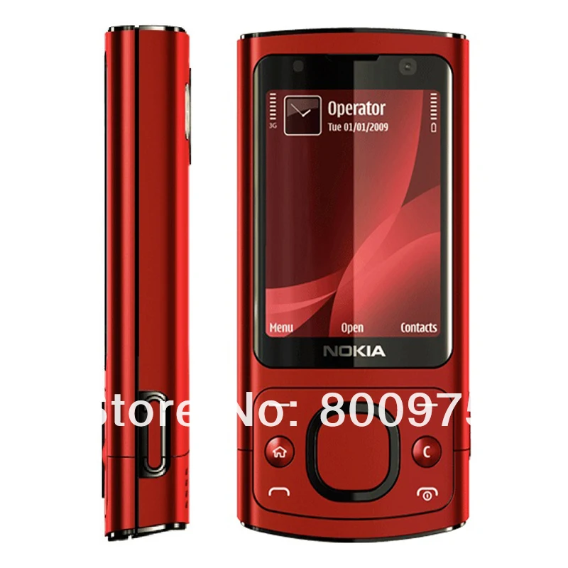 NOKIA 6700s 6700 Silder мобильный телефон 3g GSM разблокированный Восстановленный телефон серебристый