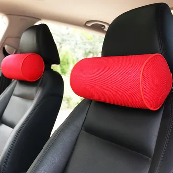 

LUNASBORE Soft cotton Seat Neck Pillows Supplies Safety Headrest car Accessories for Ford BMW Honda VW golf 4 VOLVO Nissan